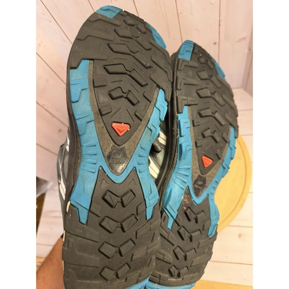 Salomon XA Pro 3D Men's Size 12 Blue Gray Trail Running Hiking Shoes Sneakers